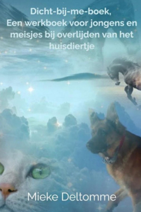 Cover van het Dicht-bij-me-boek, werkboek voor jongens en meisjes bij overlijden van het huisdiertje